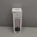 COKUNST Portable Blender, Small Smoothie & Shake Maker with 8 Blades, Compact Personal Blender with LED Display, USB C Rechargeable Juice Mixer with Extra Lid for Travel, Gym, Home, 17oz, Black