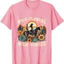 Wild Horses T-Shirt (Small, Black)