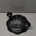 10" Pro Chicken Shredder Tool Twist Large for Kitchen, BPA-Free Food-Safe Meat Grinder, Visible Chicken Breast Meat Shredder with Strong Anti-Slip Bottom & Ergonomic Handle, Black