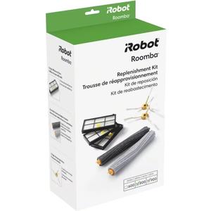 iRobot Roomba Authentic Replacement Parts - Roomba 800 and 900 Series Replenishment Kit (3 AeroForce Filters, 2 Spinning Side Brushes, and 1 Set of Multi-Surface Rubber Brushes)