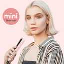 Terviiix Mini Flat Iron Hair Straightener, Adjustable Temperature, Travel-Size, 1/2" Ceramic Plates, Dual Voltage, Auto-Off, Pink