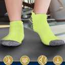 Pembrook Ankle Compression Socks for Women & Men - 4 Pairs | Sports Running Compression Socks | Athletic Ankle Support Socks (Medium)