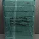 Traveler's Choice Pagosa Hardshell Expandable Luggage with Spinner Wheels, Mint, 30-Inch Large