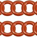 uxcell Silicone O-Ring, 16mm Outside Diameter, 9mm Inner Diameter, 3.5mm Width, VMQ Seal Rings Sealing Gasket Red, 10PCS