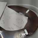 Angel Shield Durable Wood Veneer Natural Toilet Seat Metal Hinged Easy Clean Anti-scratch American Standard(Elongated,Dark Walnut) (Elongated-18.5)