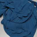 GRACE KARIN Womens 2025 Fall Long Sleeve Dress, Casual V Neck Pleated A Line Flowy Midi Dresses (18, Blue Grey)