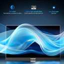Yodoit Portable Monitor 144Hz 15.6Inch - 1080P Gaming Screen for Laptop IPS Display with USB Type C Port and Speakers with Smart Cover Metal Compatible with PC, MacBook, Xbox (Black)