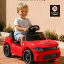 Licensed Dodge Electric Ride on Car for Toddlers Aged 1-3 w/Music & Horn, 30.71 inches x 16.54 inches x 17.32 inches