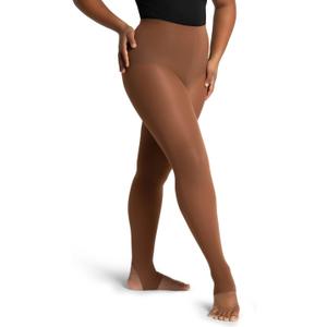 Capezio womens Ultra Soft Self Knit Waistband Stirrup TightTight (Large-X-Large, Maple)