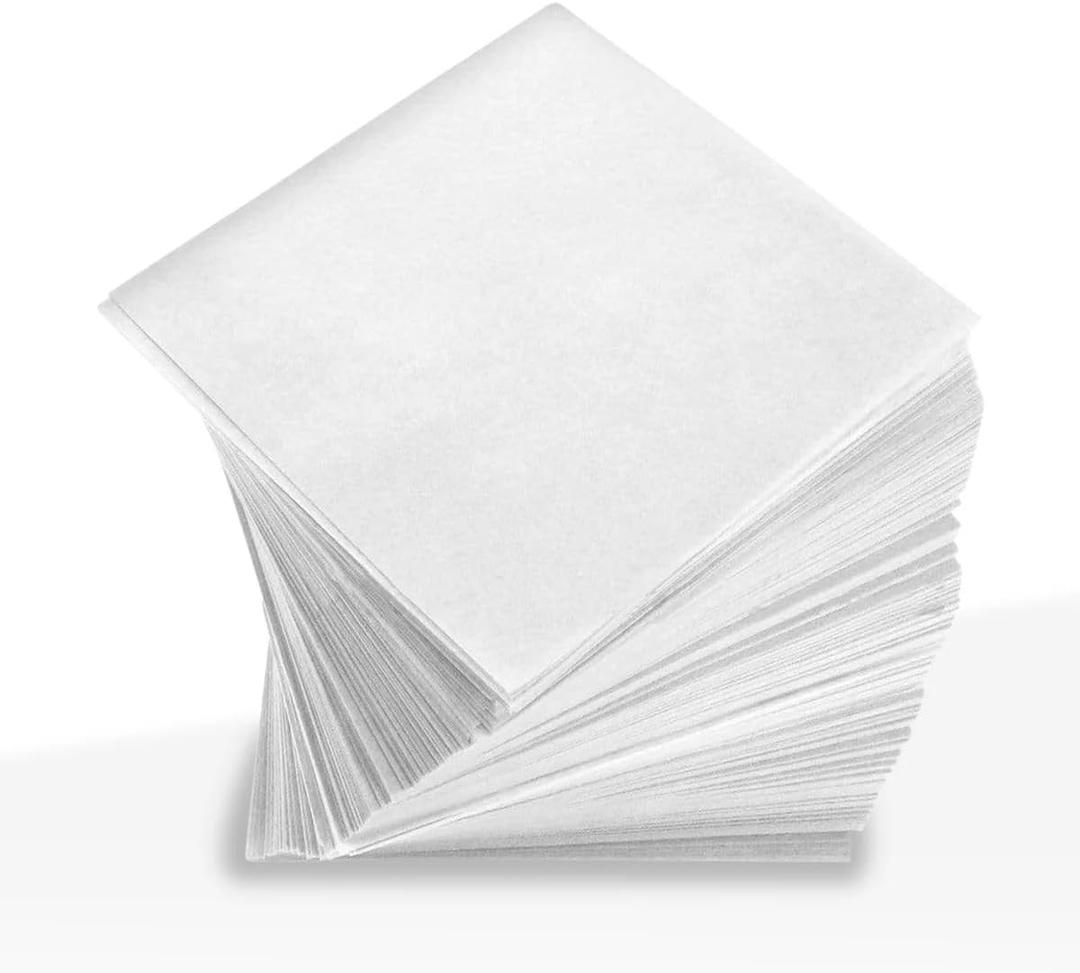BrightBay Parchment Paper White 4x4 Inches, Precut Non-stick Single Serving Size for Baking, Cooking, Air Frying, and More - 1000 count (No Box)