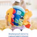 Melissa & Doug Ks Kids, Flip Fish Stuffed Animal, Soft Baby Book, Multi-Textured Squeaking & Crinkling Infant Sensory Toys for Babies with Baby Mirror, Tummy Time Toys for Infants Ages 09 Months