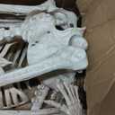 JOYIN 5FT Halloween Skeleton Decor with Movable Finger, Posable Life Size Skeleton, Full Body Realistic Bone with Poseable Joint, Giant Skeletons Halloween Decoration for Haunted House, Spooky Party