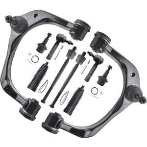 10pc Front Suspension Kit for 2015-2020 Ford F-150 2018-2021 Expedition Lincoln Navigator 2 Upper Control Arms 2 Sway Bar Links 2 Lower Ball Joints 4 Inner & Outer Tie Rods 2 boot Replacement