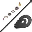 938-05078 Steering Rod Shaft with Bushing & 617-04094 Steering Gear Kit for MTD/Troy-Bilt/Craftsman Lawn Mower - Contain 941-0656A 741-0656A 948-0389 731-1309 Bushing Kit