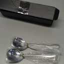 Large Soup Spoons/Stainless Steel Bouillion Spoons,12-Piece,7.7 Inches