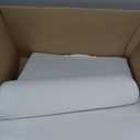 Ruqmuis 3PCS Wedge Pillow Set for After Surgery, Adjustable 9&12 Inch Bed Wedge Pillow for Sleeping, Incline Pillow Wedge for Headboard, Post Surgery, Acid Reflux, Neck&Back Support, White/Grey