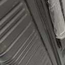 LOVEVOOK Carry On Luggage 22x14x9 Airline Approved with Detachable Pouch, 21 Inch Hard side Suitcases with Spinner Wheels, Lightweight Carry-on Luggage with TSA Lock for Women Men, 2PCS, Black