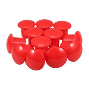 NUOBESTY Pcs Rebar Cap Covers Construction Safety Mushroom Shaped Caps Reinforced Plastic for Concrete Protection