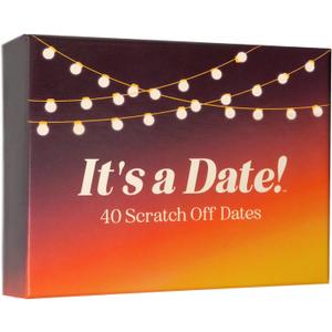 It's a Date!, 40 Fun and Romantic Scratch Off Date Night Ideas for Him, Her, Girlfriend, Boyfriend, Wife, Husband & Couples, Stocking Stuffers for Men and Women