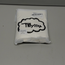 TILLYOU Waterproof Changing Pad Liners 6 Pack, 100% Cotton Reusable Cloth Diaper Liners, White