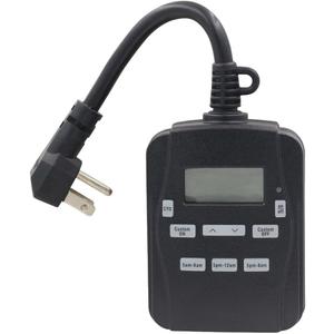 Prime TNODP23 EZ-Set 2-Outlet 24-Hour Digital Outdoor Timer
