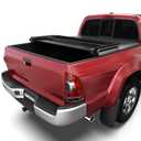 OEDRO Soft Trifold Truck Bed Tonneau Cover Fits for Toyota Tacoma 2005-2015, 6ft Bed with Track Rail System