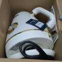 Hazel Quinn Retro Electric Kettle - 1.7 Liters / 57.5 Ounces Tea Kettle with Thermometer, All Stainless Steel, 1200 Watts Fast Boiling, BPA-free, Cordless, Automatic Shut Off - Pearl White