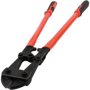 MAXPOWER Bolt Cutter 24 inch, Heavy Duty Bolt Cutters for Locks, Soft Metal, Rivets and Chains, Drop forged Cr-Mo Steel Jaws, Non-slip Rubber Handle