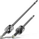 A-Premium Pair (2) Front CV Axle Shaft Assembly Compatible with Jeep Wrangler 2007-2018, Wrangler JK 2018, with Dana 186 mm Axle, Driver and Passenger Side