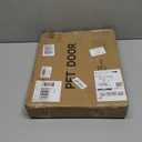 Adjustable Dog Gate - 13-22 Inch Height, 18-43 Inch Width Extension - No Drill Pet Gate for Doorways, Stairs, Puppies - Heavy Duty Metal Safety Gate (White)