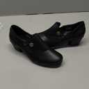 US 7.5 UZB Women's Slip-On Loafer Zip Leather Pump Shoes