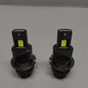 CHOPDARK D2S D2R D2C LED Bulbs 110W 30000Lm Super Bright 6500K Cool White Builtin Fan Plug and Play Fog Lamp Pack of 2