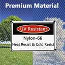 Black Zip Ties Heavy Duty 20 Inch Outdoor, 250lb Extra Large Cable Tie Wraps Long Plastic Wire Ties Wide Big Strong Thick Zipties 40 Pack