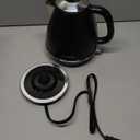 Evoloop 1.7L Electric Kettles, BPA Free Tea Kettle, Hot Water Boiler Heater, Stainless Steel Teapot, Auto Shut-Off & Boil-Dry Protection, 120V/1500W (Black)