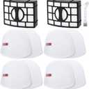 Vacuum Filter Replacement for Shark Navigator Zero-M Lift-Away Speed Upright ZU560 ZU561 ZU562 ZU572 UV650 UV725 ZU660 CU530 ZD400 ZD402 ZD201, 2 Post Filters + 4 Foam & Felt Filters