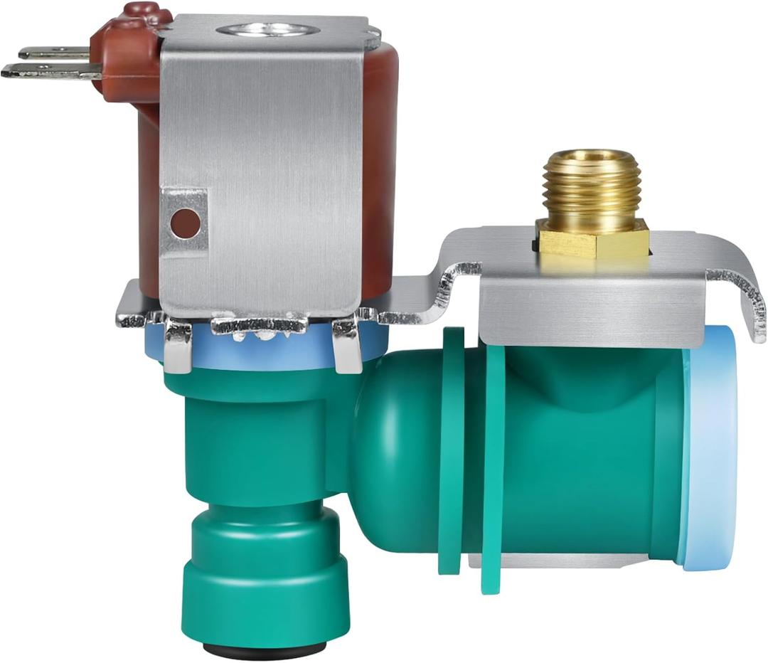 W10238100 WPW10238100 W10498992 Refrigerator Water Inlet Valve, Compatible with Whirlpool Kitchen-Aid Kenmore May-tag Ikea Refrigerator, Replacement for W11451511 AP6017532 IMV-8100 K-77473 S-86-QC N