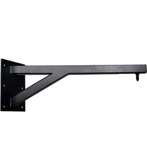 ZHANGQINGXIU Mount Hanger Heavy Boxing Wall Bracket Mount Hanger Iron Hook Punch Bag MMA Training Muay Thai3 Sizes (Color : Black, Size : B-80cm)