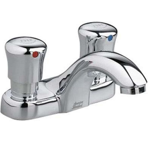 American Standard 1340225.002 Metering 4-Inch Centerset 2-Handle Faucet 1.0 gpm/3.8 Lpf