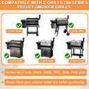 Drip Pan for Z Grills 700 Series Pellet Smoker Grills Heat Baffle Z Grill Replacement Parts Z Grills 7002B, 7002E, 700C, 700D, 700E Accessories, Stainless Steel Grease Drip Tray Parts
