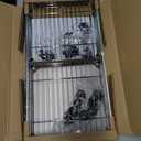 Storage Shelves Adjustable, 4 Tier Shelving Units for Storage with Wheels, Corrosion Resistant Wire Shelving Unit for Kitchen Closet Bathroom Office, Chrome 11.8" D x 11.8" W x 48.1" H (4 tier 11.8" D x 11.8" W x 48.1" H)