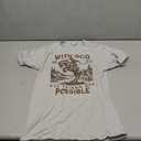 Cowboy Bible Scripture Verse Western Jesus For Mens Faith T-Shirt, Small