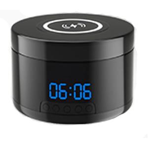 Smart Security Camera - 1080P Indoor Cameras for Home Security - Pet/Dog Camera with Motion Tracking - 15W Fast Phone Charger - Digital Clock (Classic Black)