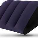 Portable Inflatable Wedge Pillow 1 Pack,Body Positioner for Sleep Support, Adjustable Travel Pillow - Lightweight Bed/Leg Support Pillow, Fast Inflation