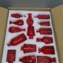 Glass Bud Vases Set of 30 pcs for Wedding,Home Decor,and Events,Mini Vases for Centerpieces and Gifts,Ideals for Candle Holders,Diffuse Bottles,Plant hydroponics Stations(Wine Red)