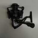 Spinning Fishing Reels 12+1BB Ultra Lightweight Carved Aluminum Spool Reels Affordable Smooth Spinning Reels (Size4000, BE Black)