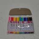 Tulip Permanent Nontoxic Fabric Markers Rainbow 20 Pack - Fine Tip, Minimal Bleed & Fast Drying - Premium Quality for T-shirts, Clothes, Shoes, Bags & Other Fabric Materials