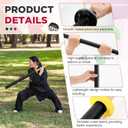 JellyArch 2 Pcs 33.5 Inches Foam Swords Practice Padded Sparring Sword Training Kendo Sticks Bokken for Adults Martial Arts Fighting Fencing Samurai Karate Ninja
