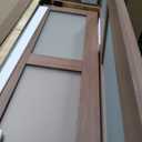 FREDBECK Bifold Door for 36x80 Opening (Double 18x80),Glass Interior Doors