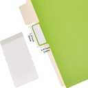 Amazon Basics Durable Multicolor 3-Ring Binder Plastic Divider Set with Tab Labels, 3-Hole Punched, for School and Organization, Letter Size 8-Tab Dividers, Assorted Colors, 6 Pack