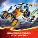 LEGO NINJAGO Arins Ninja Off-Road Buggy Car Toy with 4 Minifigures, Building Set for Kids with Dragon Toy from The NINJAGO Dragons Rising TV Show, Birthday Gift for 7 Year Old Boys and Girls, 71811